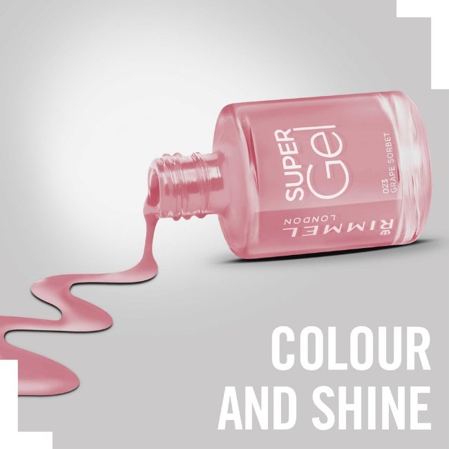 Гель-лак для ногтей Rimmel Super Gel 12 мл 023 Grape Sorbet