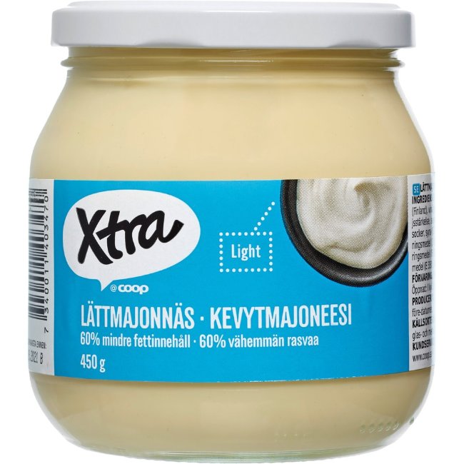 Майонез лёгкий (жирн 60%) X-Tra 450 гр