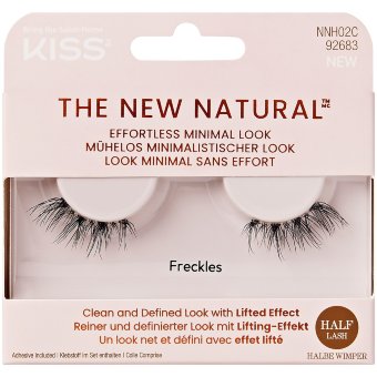 Накладные ресницы Kiss The New Natural Freckles 1 пара