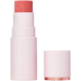 Пудровый стик для щек Makeup Revolution Skin Silk Marble 4,5 гр Peachy Pink