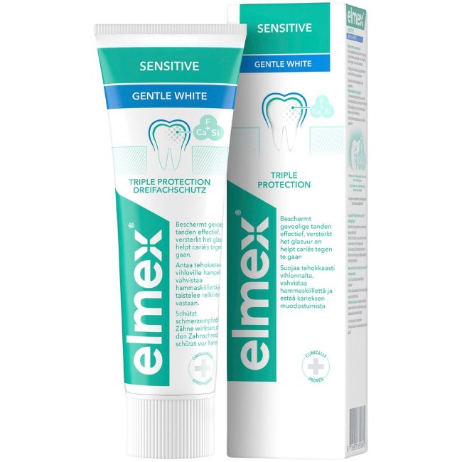 Зубная паста elmex Sensitive Gentle White 75 мл Зубная паста elmex Sensitive Gentle White 75 мл