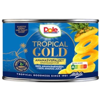 Ананас консервированный (кольца) Dole Tropical Gold, 227 гр.