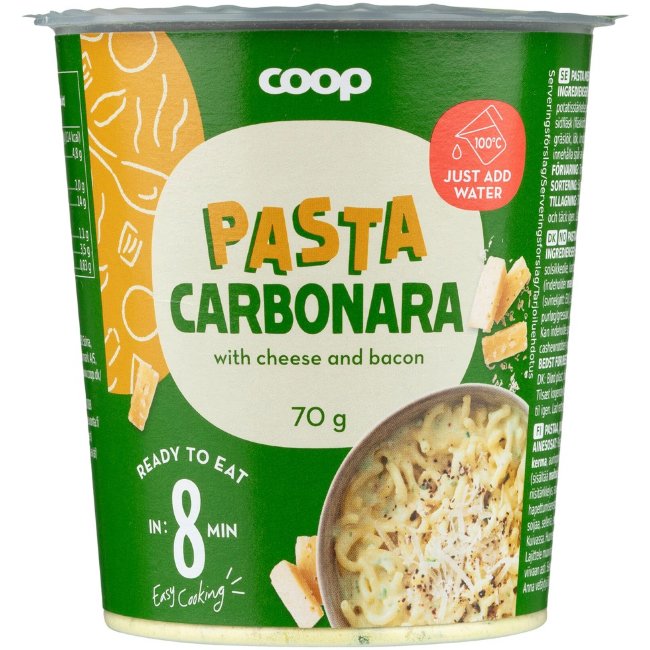 Паста Карбонара Coop Pasta Carbonara 70 гр