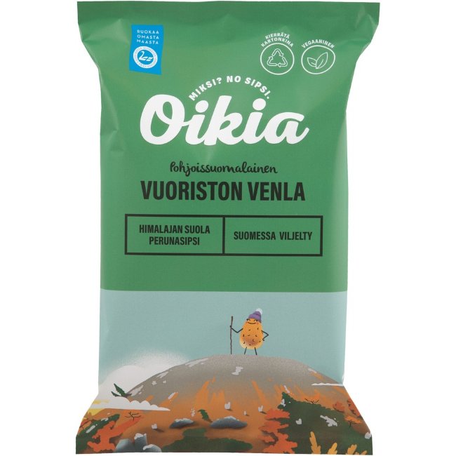 Картофельные чипсы Oikia Vuoriston Venla 350 гр