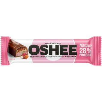 Протеиновый батончик OSHEE малина-миндаль 47 гр Протеиновый батончик OSHEE малина-миндаль 47 гр