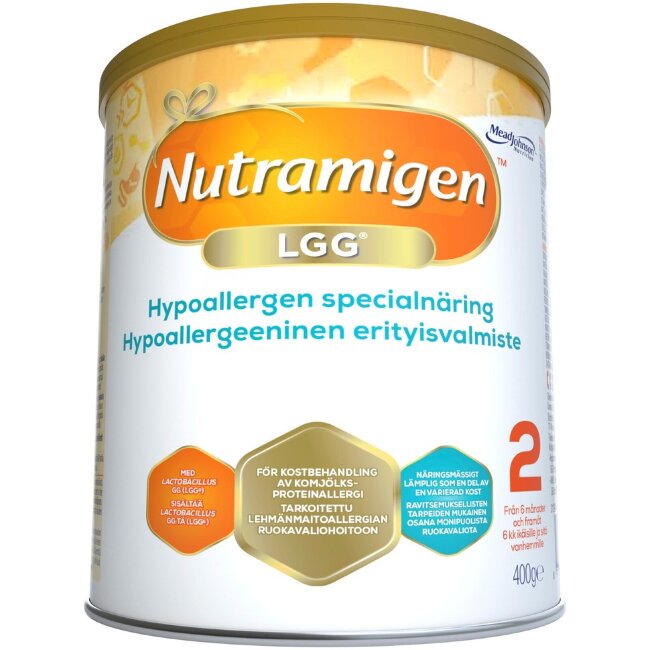 Сухой гипоаллергенный питательный концентрат аминокислот и казеина Nutramigen 2 LGG, 400 г Сухой гипоаллергенный питательный концентрат аминокислот и казеина Nutramigen 2 LGG, 400 г