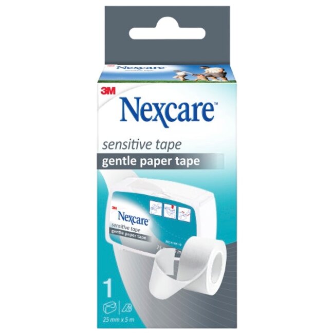 Медицинская лента Nexcare™ Sensitive 25 мм x 5 м, 1 рулон Медицинская лента Nexcare™ Sensitive 25 мм x 5 м, 1 рулон