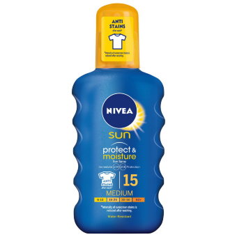 Солнцезащитный спрей Nivea SUN Spf15 200 мл
