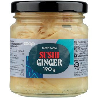 Маринованный имбирь Coop Taste of Asia 190 гр Маринованный имбирь Coop Taste of Asia 190 гр