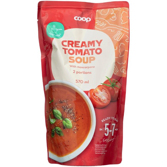 Томатный суп Coop с маскарпоне 570 мл