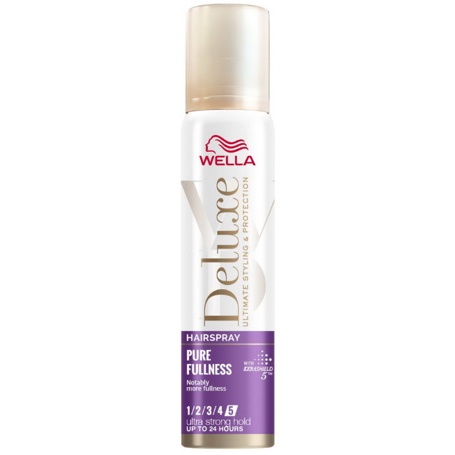Лак для волос Wella Deluxe Pure Fullness Ultra Strong 5/5, 75 мл
