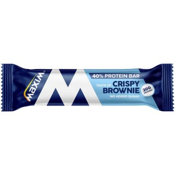 Протеиновый батончик 40% белка Crispy Brownie Maxim 50 г