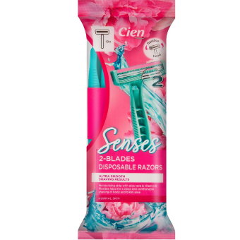Женские бритвенные станки Cien Senses 10шт в упаковке