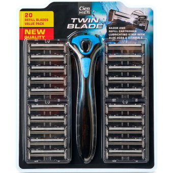 Станок для бритья 1+20 кассет Cien