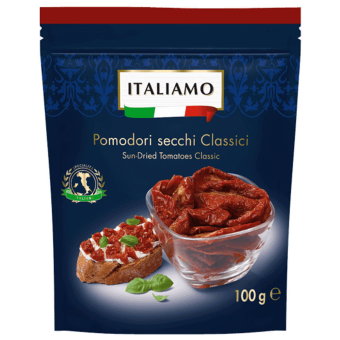 Вяленые помидоры ITALIAMO Pomodori secchi Classici классические 100 гр