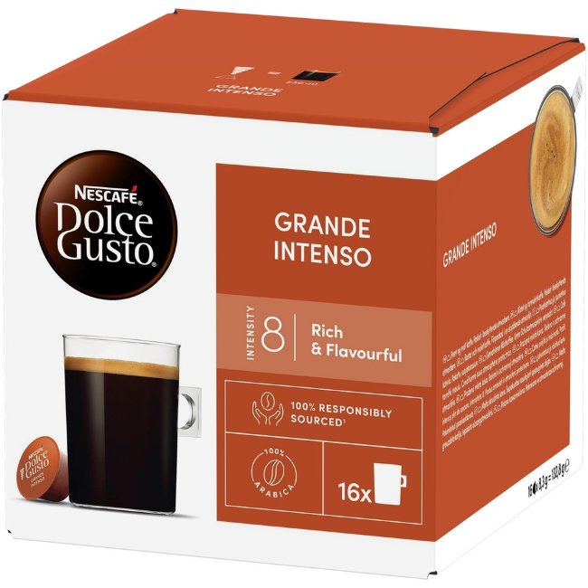 Капсулы для кофемашины Nescafé Dolce Gusto Grande Intenso 16 (132,8 гр)