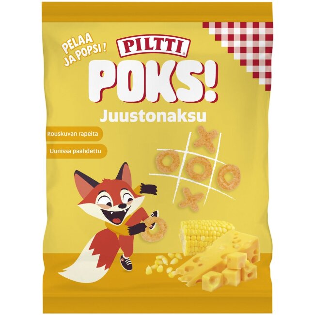 Сырные снеки PILTTI POKS! 42 гр