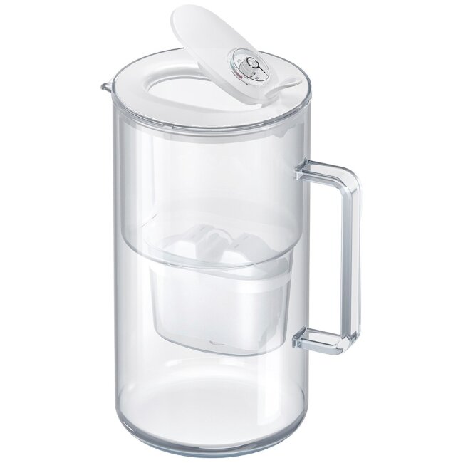 Стеклянный фильтр-кувшин для воды Aquaphor Glass 2,5 л с фильтром Maxfor+ белый