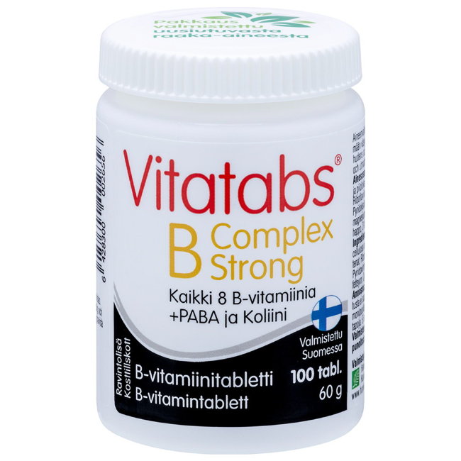Витамины Vitatabs B-Complex Strong 100 таблеток Hankintatukku
