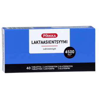 Пищеварительный фермент лактаза Pirkka laktaasi 40 шт