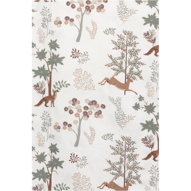 Детское постельное бельё Ciraf Fairytail Forest (120 x 160 + 40 x 60 см) зелёный/бежевый/серый/белый