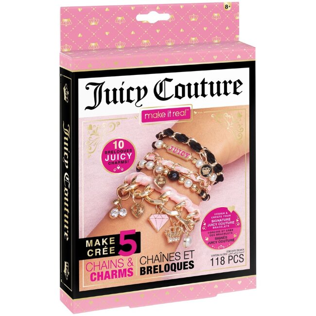 Набор для изготовления браслетов Make It Real Juicy Couture, разнообразные Набор для изготовления браслетов Make It Real Juicy Couture, разнообразные