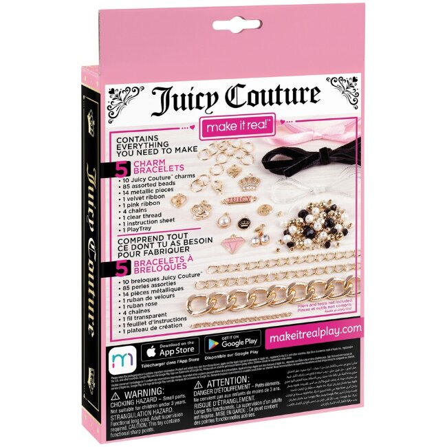 Набор для изготовления браслетов Make It Real Juicy Couture, разнообразные Набор для изготовления браслетов Make It Real Juicy Couture, разнообразные