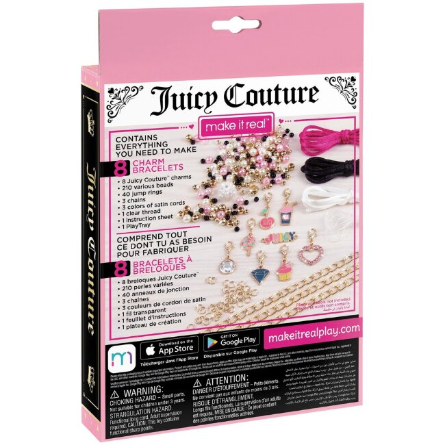 Набор для изготовления браслетов Make It Real Juicy Couture, разнообразные Набор для изготовления браслетов Make It Real Juicy Couture, разнообразные
