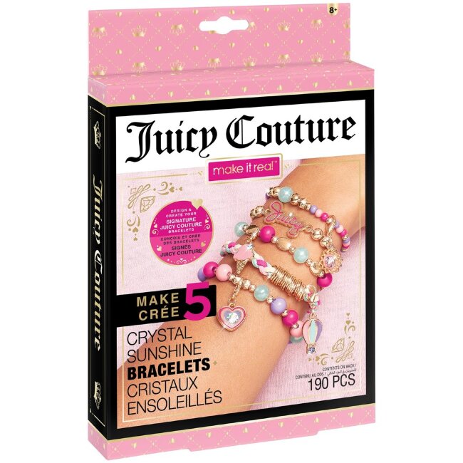 Набор для изготовления браслетов Make It Real Juicy Couture, разнообразные Набор для изготовления браслетов Make It Real Juicy Couture, разнообразные