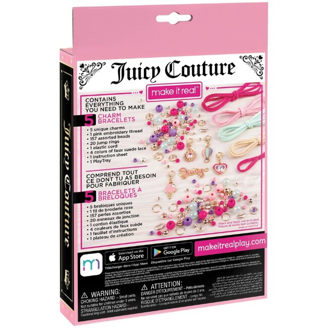 Набор для изготовления браслетов Make It Real Juicy Couture, разнообразные Набор для изготовления браслетов Make It Real Juicy Couture, разнообразные