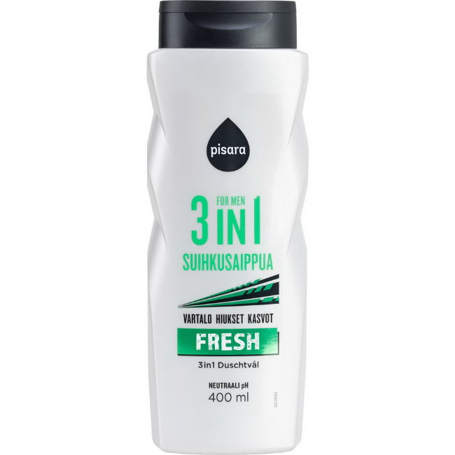 Мужской гель для душа Pisara 2в1 Fresh 400 мл Мужской гель для душа Pisara 2в1 Fresh 400 мл