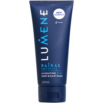 Увлажняющий 2в1 гель для душа Lumene Men RAIKAS 200 мл