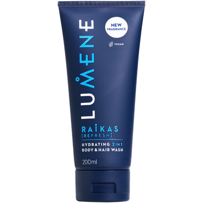 Увлажняющий 2в1 гель для душа Lumene Men RAIKAS 200 мл