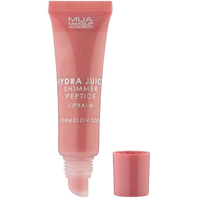 Блеск для губ Арбузный шербет MUA Make Up Academy Hydra Juice Shimmer Peptide Lipbalm 10 мл