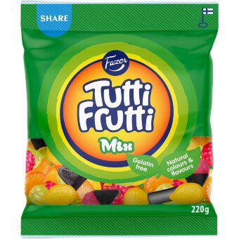 Фруктовые конфеты-микс Fazer Tutti Frutti 220 гр