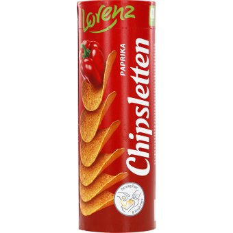 Картофельные чипсы Lorenz Chipsletten с паприкой 100 гр