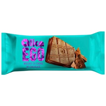 Печенье с какао и шоколадным кремом Alka EGO 143 гр