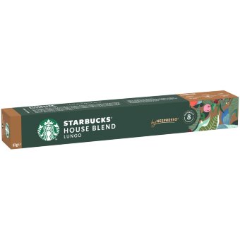 Кофе в капсулах Starbucks Nespresso Houseblend Lungo 10 капс/57 гр