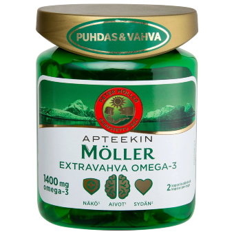 Рыбий жир экстра сильный Moller Apteekin 76 капсул