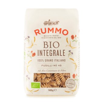Органическая паста Rummo Fusilli No48 Luomu Bio Integrale 500 гр