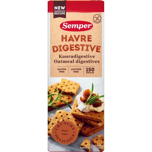 Бисквитное печенье Semper HavreDigestive 150 гр