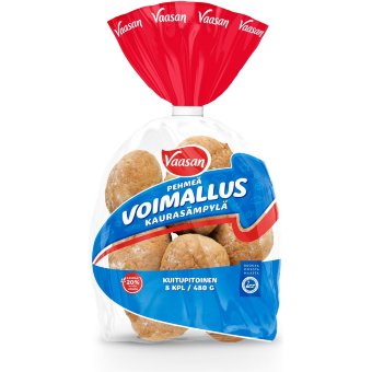 Овсяные булочки Vaasan 480 гр