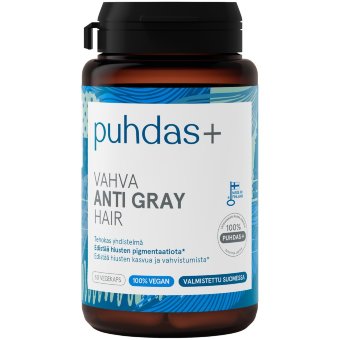 Витамины против седины Anti Gray Hair Puhdas+ Vahva 60 капсул