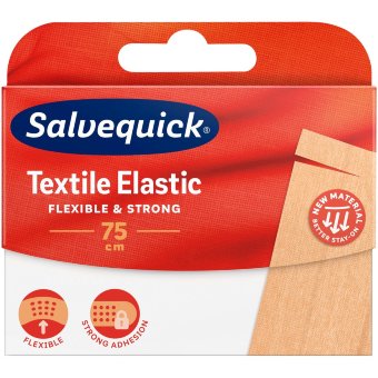 Пластырь на тканевой основе Salvequick Strong 75 см