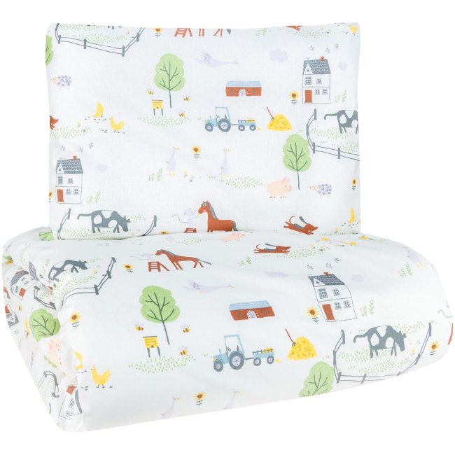 Детское постельное белье Ciraf Farmen 120x160 см, многоцветное