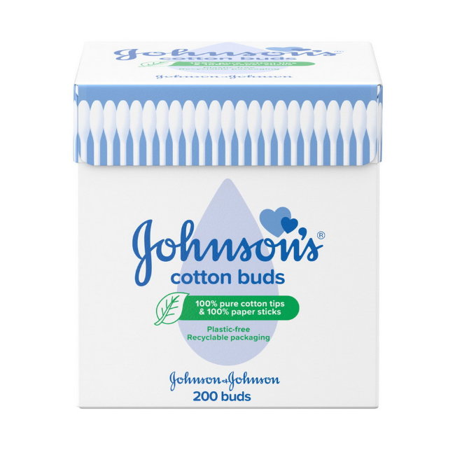 Ватные палочки для детей Johnson's Baby 200 шт
