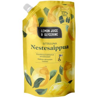 Жидкое мыло Lemon Juice & Glycerine лимон 550 мл (запаска)