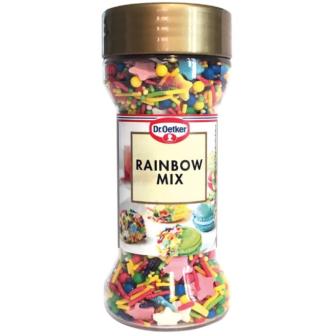Кондитерская посыпка Dr. Oetker (радужный микс) 50 гр