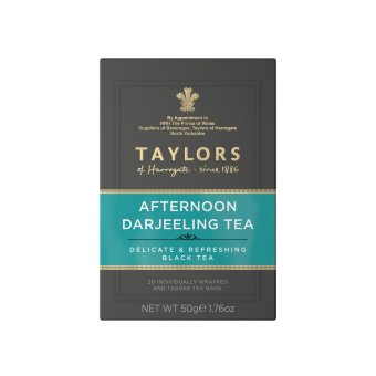 Черный чай в пакетиках Taylors of Harrogate Afternoon Darjeeling 20 шт