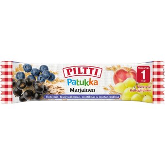 Злаковый батончик с черникой Piltti 25 гр с 1 года Злаковый батончик с черникой Piltti 25 гр с 1 года